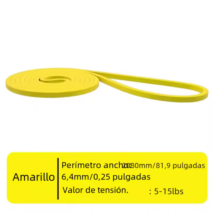 Bandas de Resistencia para ejercicio, Cintas elásticasde Goma para entrenamiento, equipo de Fitness para Gimnasio, expansor Unisex - 1