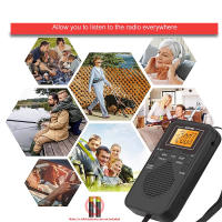 Reproductor De Radio FM/AM Portátil W-206 Con Batería De 2 AA Altavoz Estéreo Auriculares LCD Alarma Digital Indicador De Sueno De Manana - details 9