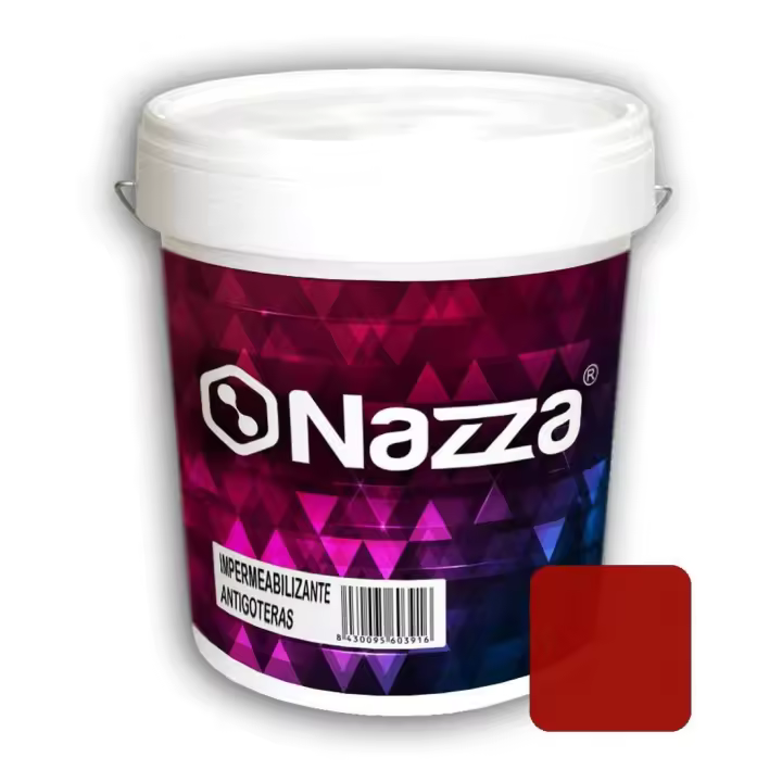 Nazza Pintura de Caucho Blanco Impermeabilizante - Pintura Antigoteras y Antihumedad para Terrazas y Azoteas Transitables - 1