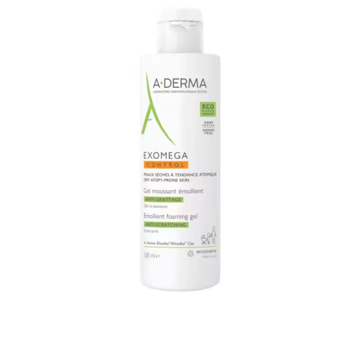 A-Derma Exomega Control Gel moussant émollient 500 ml - 1