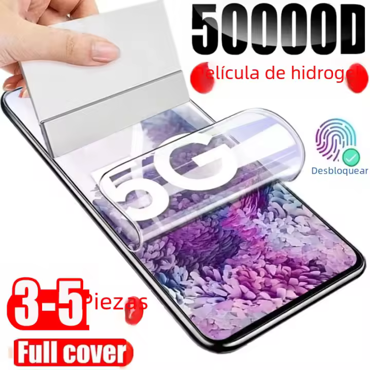 Protector De Pantalla Completo Para Samsung Galaxy S21 plus S22 S23 Ultra FE S20 S10 Y Note 20 9 10 Película De Gel Hidrogel HD Transparente - 1