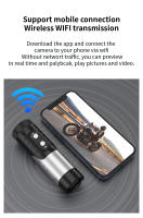 Grabadora De Moto Sin Cable IP66 Impermeable 1080P DV Cámara Deportiva Para Scooter Con Batería De 1600mah DVR Acción Para Casco - details 6