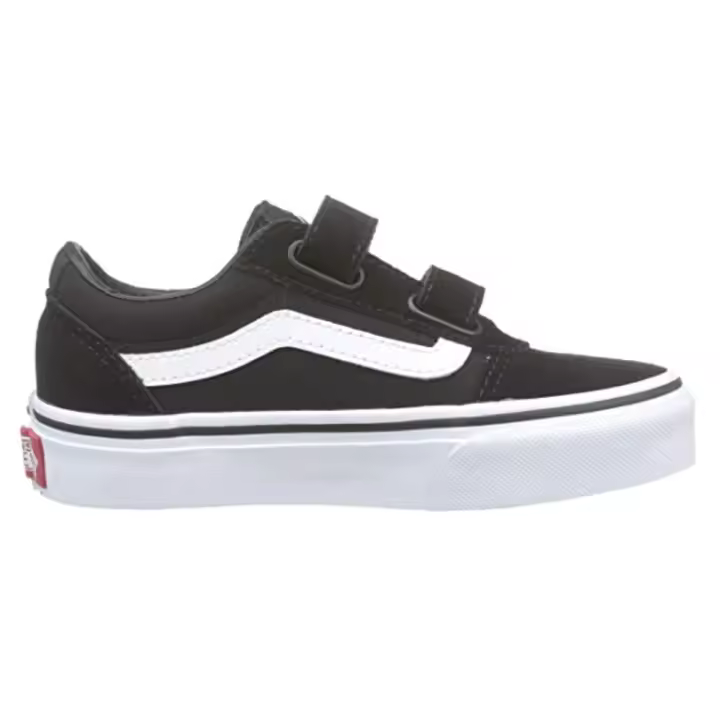 Zapatillas Vans Yt Ward V Suede Canvas Negro Blanco Vn0A4Budiju1 Casual Niño Niña - 1