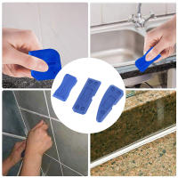 Kit De 4 Herramientas Para Sellar Juntas De Silicona Espátula Repartidor Limpiador De Bordes Para Azulejos Y Reparación - details 8