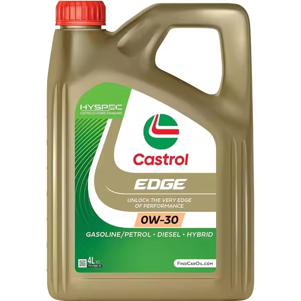 Castrol Edge 0w30 4L - Aceite de Motor Proporciona y mantiene el máximo rendimiento por más tiempo, aún sometido a altas presiones - 1