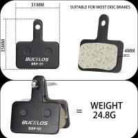 BUCKLOS Láminas De Freno De Resina Para Bicicleta 1/2/4/6/8/10 Piezas Compatible Con SHIMANO MT200 B01S Resistente Al Desgaste Duradero Para Freno De Disco Hidráulico - details 3