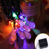 Luces De Navidad LED Solares Con Forma De Gotas De Agua Decoración De Jardín Impermeable Para Exteriores Guirnalda De Calle - details 2