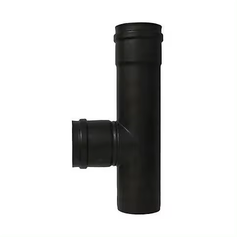 Tubo en T Ø100-90º M-H Entorque H con junta. Deko pellets Classic Dinak - 1