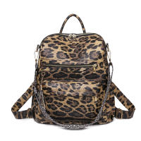 Mochila retro de gran capacidad y moda, bolso de hombro de cuero suave de doble propósito, mochila para mujer - details 5