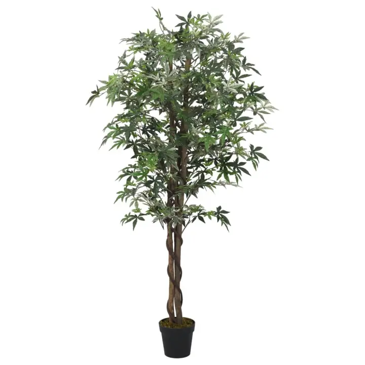 vidaXL Arce artificial con 336 hojas verde 120 cm - 1