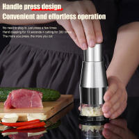 Cortador De Ajo Presionado De Acero Inoxidable Molinillo Manual Para Jengibre Pimienta Cebolla Ensalada Herramienta Ecológica - details 2