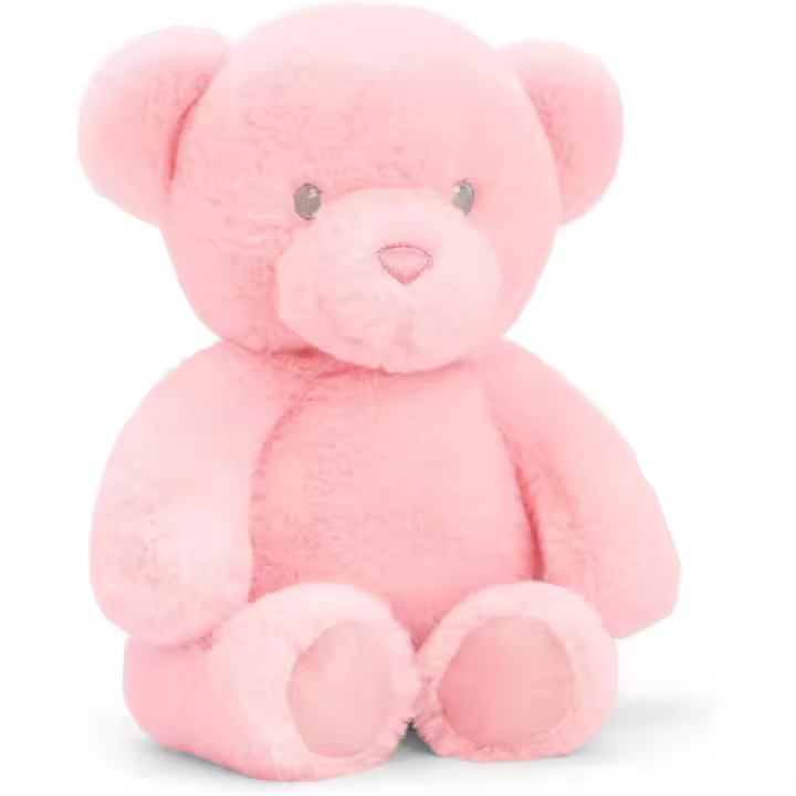 Keel Toys Oso Rosa 25 cm peluche ecológico Keeleco - 1