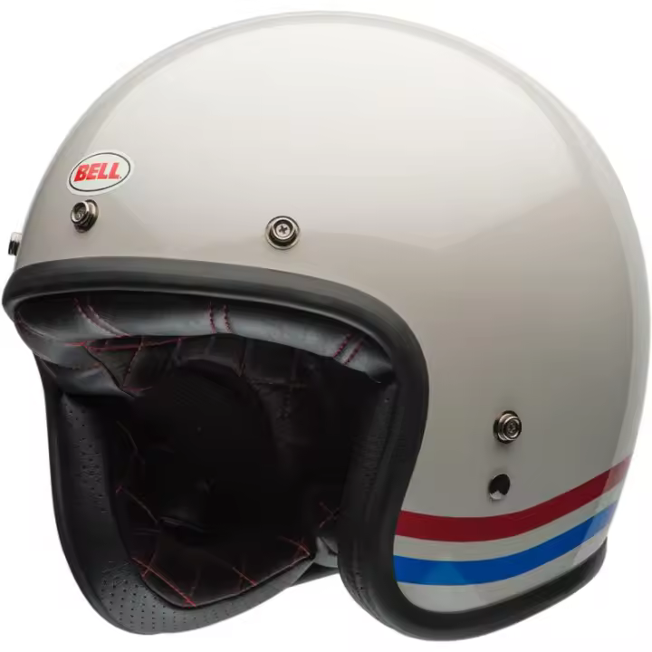 Casco BELL Custom 500 - Stripes Pearl TALLA XL - 1