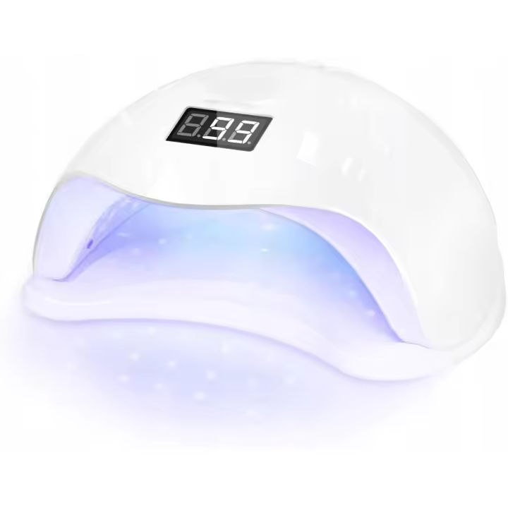 Lampara Secadora de uñas semipermanente LED para manicura y pedicura, secado de esmalte UV, lámpara de uñas, 48 W, Adecuado para Salón de Belleza, Lampara de Uña, 3 ajustes de temporizador, 5s/ 30s/ 60s, - 1