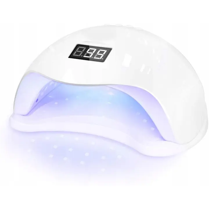 Lampara Secadora de uñas semipermanente LED para manicura y pedicura, secado de esmalte UV, lámpara de uñas, 48 W, Adecuado para Salón de Belleza, Lampara de Uña, 3 ajustes de temporizador, 5s/ 30s/ 60s, - 1