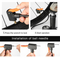 Pump De TOSUOD Para Bicicletas Automóviles Y Baloncesto Con Medidor De Presión Pedal De Aleación Para El Hogar - details 11