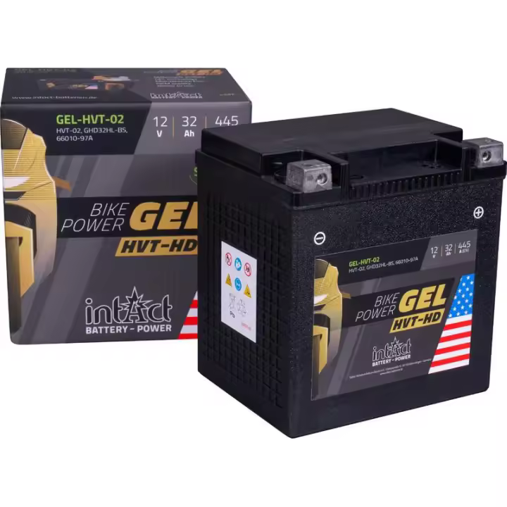 Intact GEL HVT02 bateria para Harley Davidsón Road King, Touring, Glide - 1