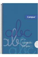 Campus - Cuadernos A4 Cuadrícula Pauta 4x4mm y 3x3mm , Tapa Dura, 80 hojas, Pack de 6 blocs perfectos para uso escolar, aprender a escribir y hogar, Colores Surtidos (6 unidades) - details 3