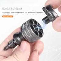 Destornillador Ratchet Multifuncional 8-en-1 Ajustable a 180 Grados Para Mantenimiento Doméstico Mini Con Mango Y Acero De Aluminio Magnético - details 7