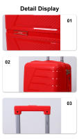 S7 STAR Set 3pcs Maleta Resistente, Viaje Cabina Elegante 20in 24in 28in. Juego Equipaje 3 piezas con Ruedas Giratorias, Maleta Rolling Trolley Juego Cierre Combinación, Color Puro Ideal para Viaje Familia - details 8