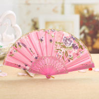 Abanico De Lujo En Estilo Español Vintage Con Diseño De Estampado Y Encaje Plegable Para Danza Y Decoración De Bodas Y Fiestas - details 15