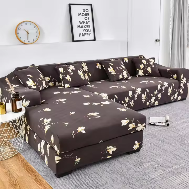 Fundas de sofá elástica en forma de L, cubierta Universal de esquina, seccional, 2 piezas，Funda de sofá，Fundas Sofa Elasticas - 1