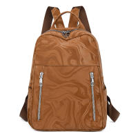 Mochila para mujer, nuevo estilo, ligera, de gran capacidad, sencilla, de PU, mochila versátil y de moda para mujer. - details 1