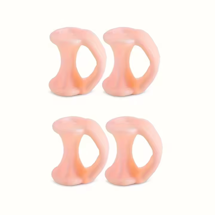 Protector De Dedos De Silicona Para Cuidado De Pies Y Tosadores Separador De Dedos De Pie Gel De Silicona Unidad De Medición - 1