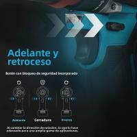 Taladro De Impacto Eléctrico Sin Cable 10mm Sin Batería Compatible Con Makita 18V Herramienta De Rotura De Hielo Para DIY En Casa - details 7