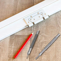 Juego De Herramientas Para Carpintero Y Madera Punzón De Uñas Con Resorte Doble Cabeza Remover De Pines De Puerta Herramienta Portátil De Carbono Alto - details 1