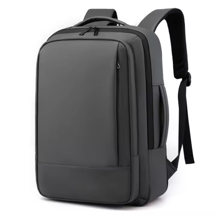 La mochila del ordenador portátil del viaje lleva en el bolso personal del artículo, daypack ocasional extensible de la computadora del negocio con el puerto de USB - 1