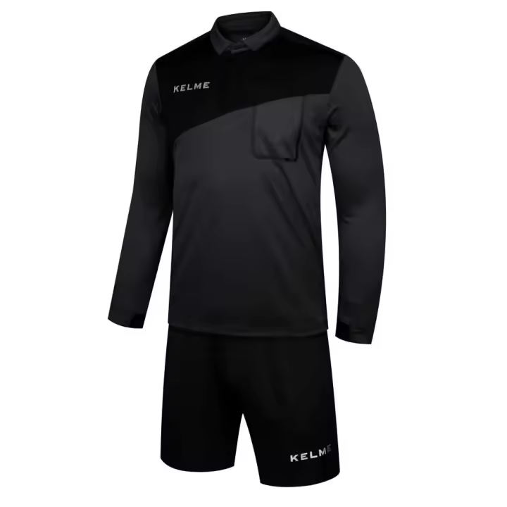 Ropa hombre Equipaciones completas Kelme Árbitro Negro Adulto Conjuntos - 1