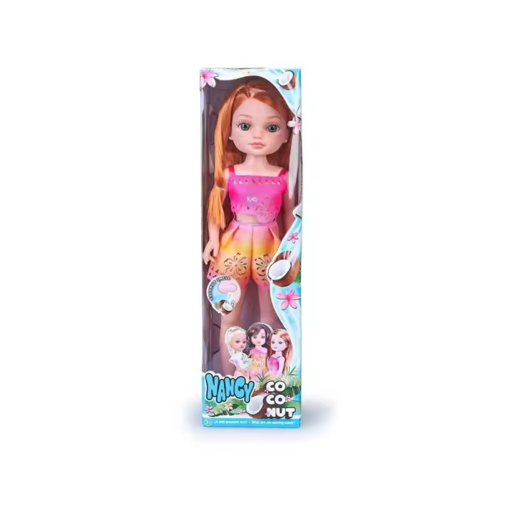 Nancy Muñeca Coconut Pelirroja , de Ojos Verdes con Tez Clarita Famosa - 1