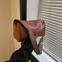 Bolso Pequeño Para Mujer En Cuero PU Vintage Estilo Bostón Bolso De Hombro Crossbody Moda Casual Viaje Sin Decoración Cierre De Cremallera - details 2