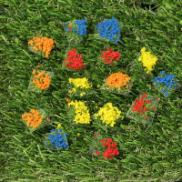 Juego De 28 Piezas Miniatura De Escena De Terreno Con Hierba Artificial Para Juego De Sándwich Y Paisaje Micro En Caja - details 7