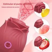 Vibrador De Silicona Para Mujeres Con Succión De Clítoris Y Pezones G-Spot Control Manual Juguete Erótico Para Adultos 18+ - details 7