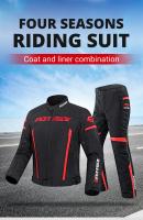 Chaqueta De Motocicleta Impermeable Para Motorcross Con Pantalones Protección Contra El Viento Ropa De Motocicleta Reflectante Tallas M-3XL Unisex - details 4