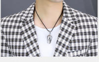 Nueva Chaqueta De Negocios Para Hombre 2024 De Alta Calidad Moda Casual Tendencia Gris Regular Cierre Frontal Soltero Polyester - details 15