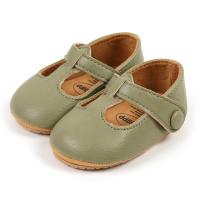Zapatos Para Niños Primavera Verano Otoño T-Strap De Cuero Antideslizantes Mary Janes Para Niñas Y Niños Con Hebilla Cierre Planos Para Bebés - details 5