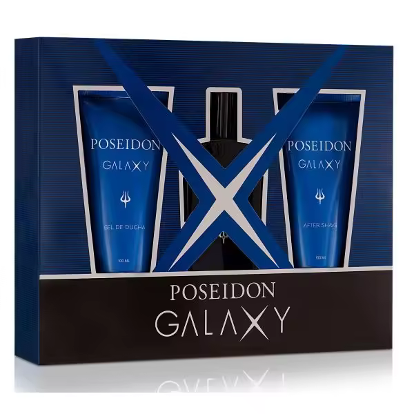 POSEIDON Estuche Galaxy EDT  1 uds Estuche EDT 100 ml + After Shave 100 ml + Gel 100 ml - 1