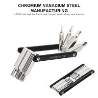 Herramienta De Bicicleta Multifuncional RIDERACE 8 En 1 CR-V Acero Llave Hexagonal Para Ruedas Y Motocicleta Reparación De Bicicletas Portátil - details 3