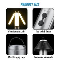Linterna Plegable De Camping Luz Portátil Telescopio Recargable Por USB Lámpara De Tenda Con Base Para Exteriores Y Aventuras Al Aire Libre - details 6