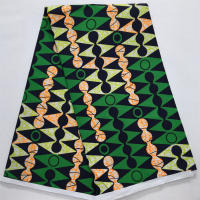 Tela De Encaje De Anka Wax Real De Alta Calidad Para Mujer Vestido De Fiesta Estilo Nigéria Ghanés Poliéster 6 Yardas 2024 - details 1