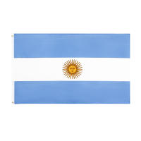 Bandera De Argentina 90x150 Cm Para Decoración Material Poliéster Estilo Colgante Sin Material De Palo Incluido - details 0