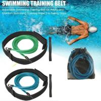 Tubos De Látex Para Entrenamiento De Natación Con Correa Elástica Ajustable Y Cuerda De Seguridad Para Ejercitador De Piscina - details 2