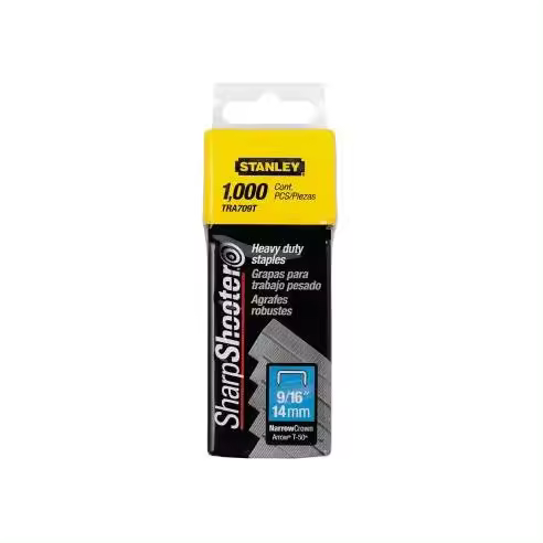STANLEY Caja 1000 Grapas Tipo G 14 mm - STANLEY - Grapas Pesadas Bricolaje - 84469 Grapas Recambios y Accesorios Tornillos Grapas - 1