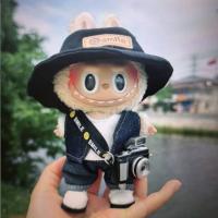 Muñeco De Peluche Mini Labubu De 17cm Con Sudadera Y Overoles Para Fans De Kpop Exo Accesorios De Ropa Para Muñecas Unisex - details 1