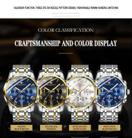 Reloj De Pulsera De Lujo Para Hombre BINBONG 2023 Reloj De Cuarzo Deportivo Resistente Al Agua Con Fecha Y Manos Luminosas Correa De Acero Inoxidable Estilo Casual - details 5