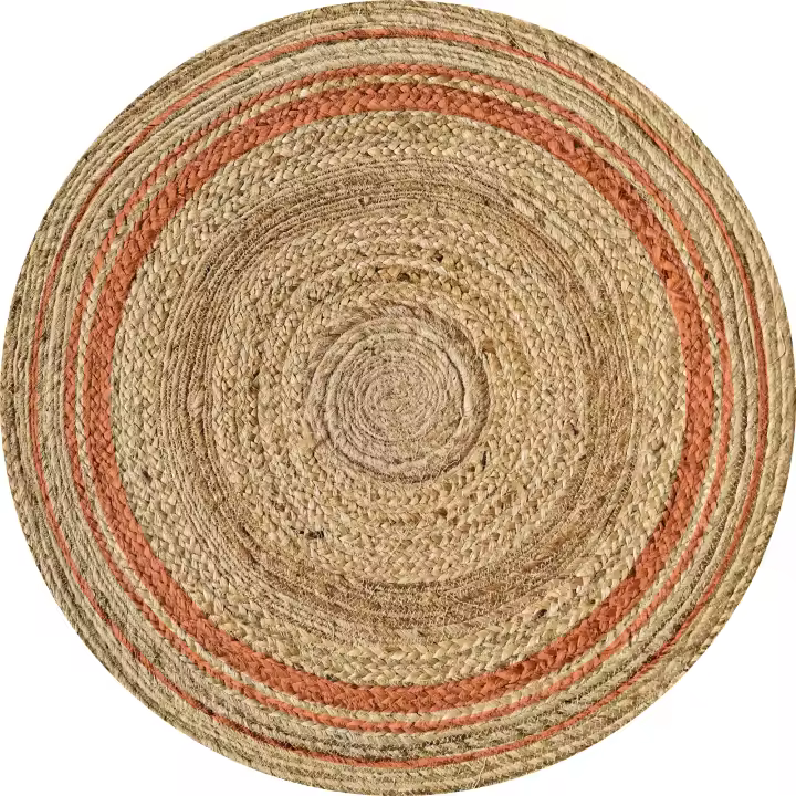 VINILIKO, Alfombra de vinilo, Carthago Redonda Coral, imitación textura natura - 1
