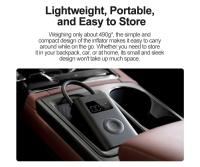 Xiaomi Mijia Compresor de Aire Portátil 2 | Inflador Eléctrico 150 PSI | Batería Recargable | Luz LED | Coche - Moto - Bicicleta - Pelotas - details 8